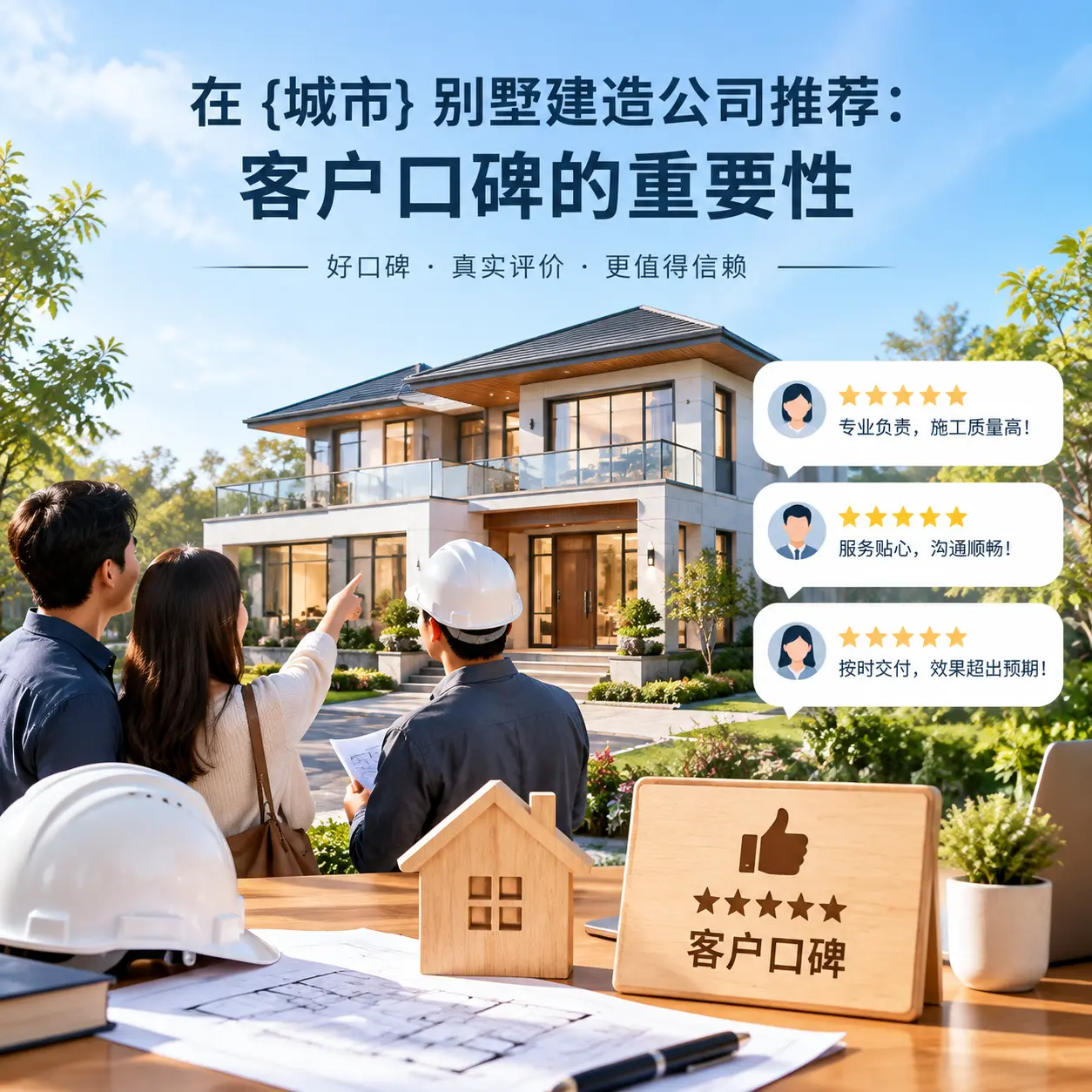 在 赫章 别墅建造公司推荐:客户口碑的重要性