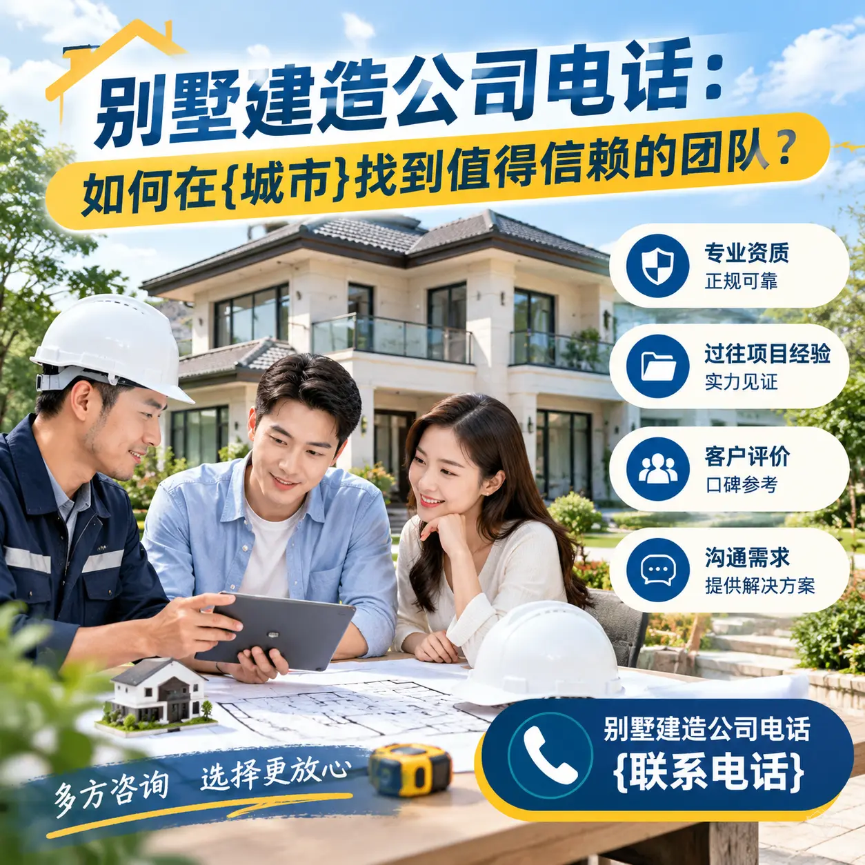 别墅建造公司电话：如何在赫章找到值得信赖的团队？