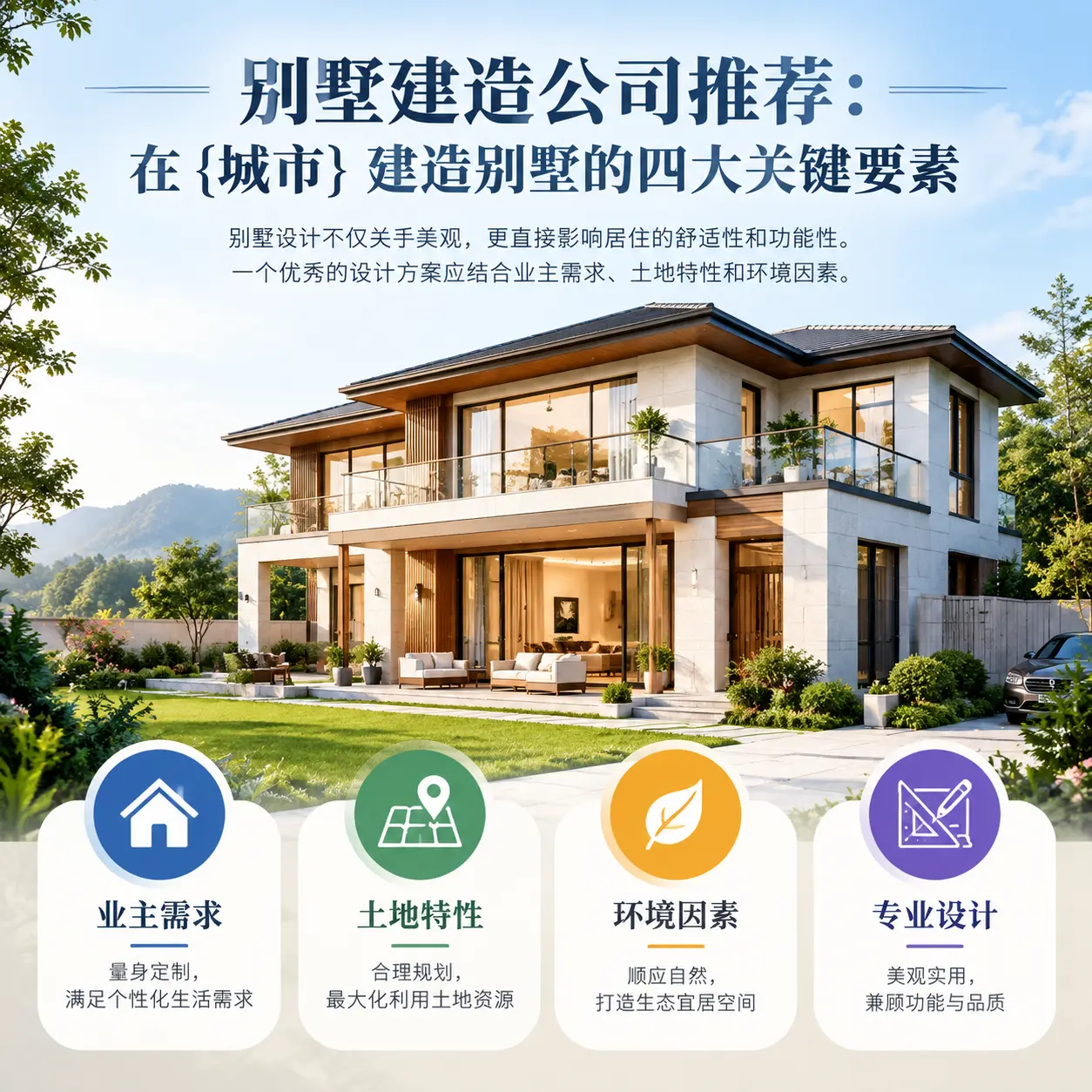 别墅建造公司推荐:在 赫章 建造别墅的四大关键要素