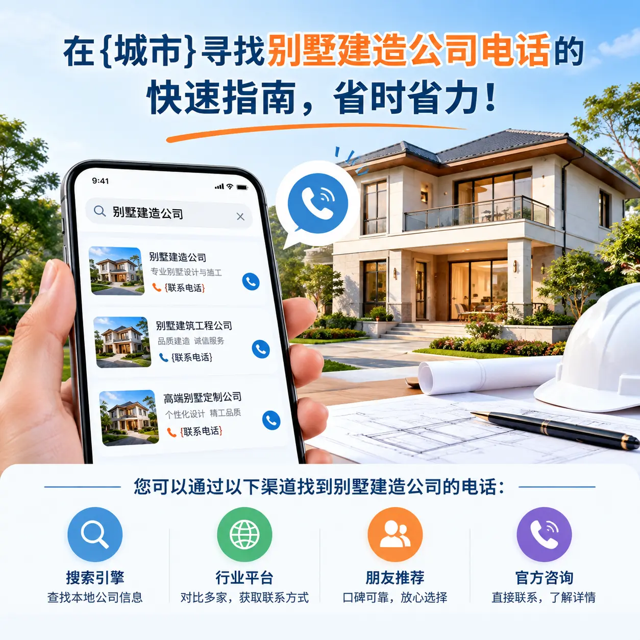 在赫章寻找别墅建造公司电话的快速指南，省时省力！