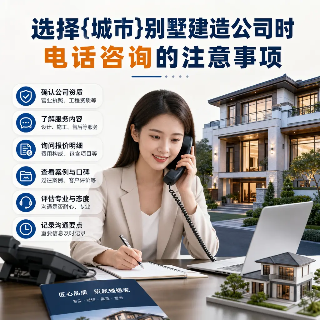 选择赫章别墅建造公司时,电话咨询的注意事项
