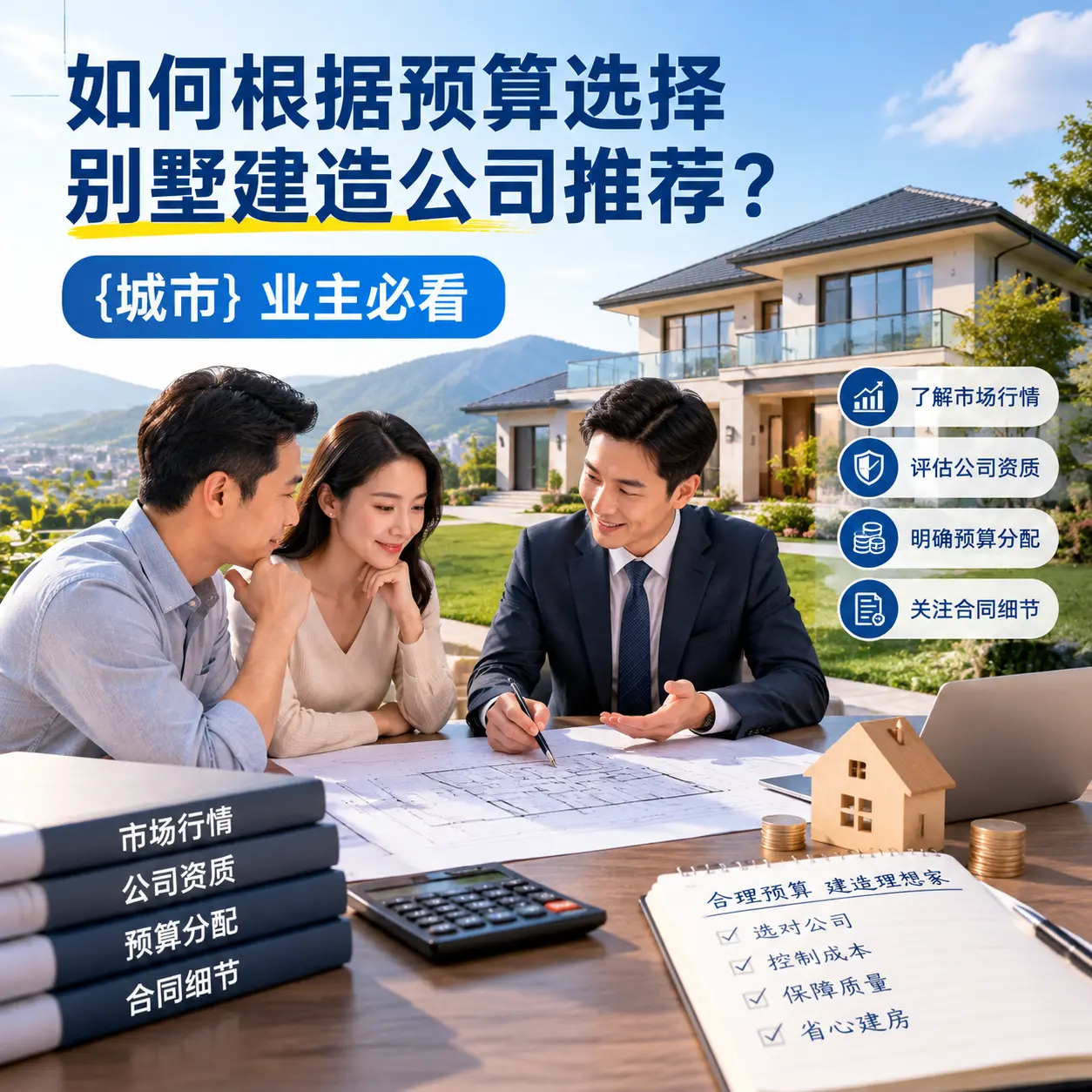 如何根据预算选择别墅建造公司推荐? 赫章 业主必看
