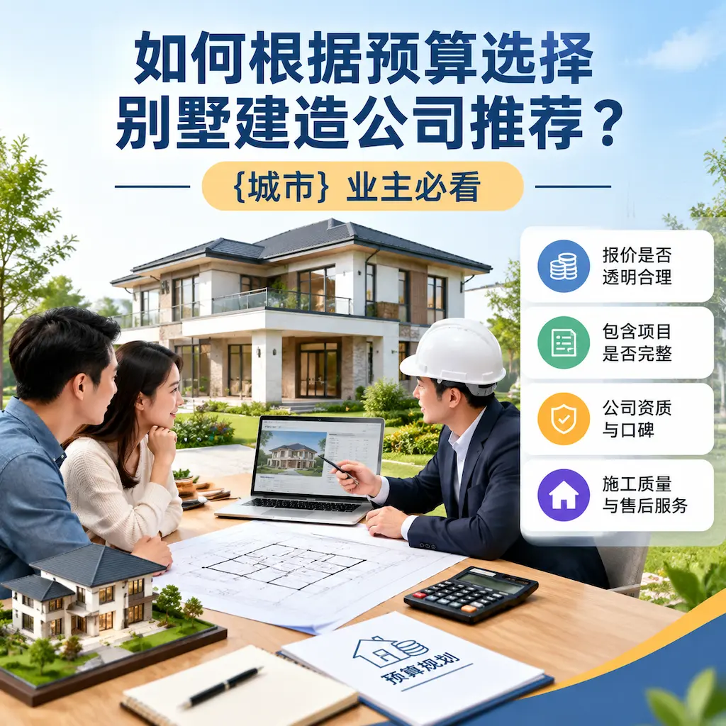 如何根据预算选择别墅建造公司推荐? 赫章 业主必看