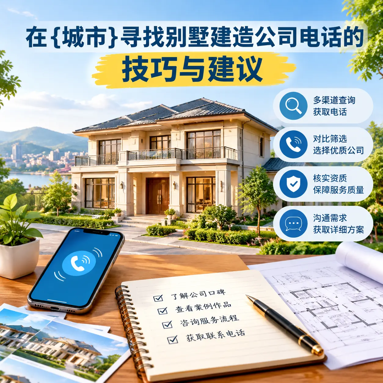 在赫章寻找别墅建造公司电话的技巧与建议